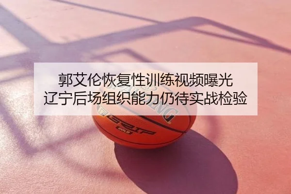 郭艾伦恢复性训练视频曝光 辽宁后场组织能力仍待实战检验